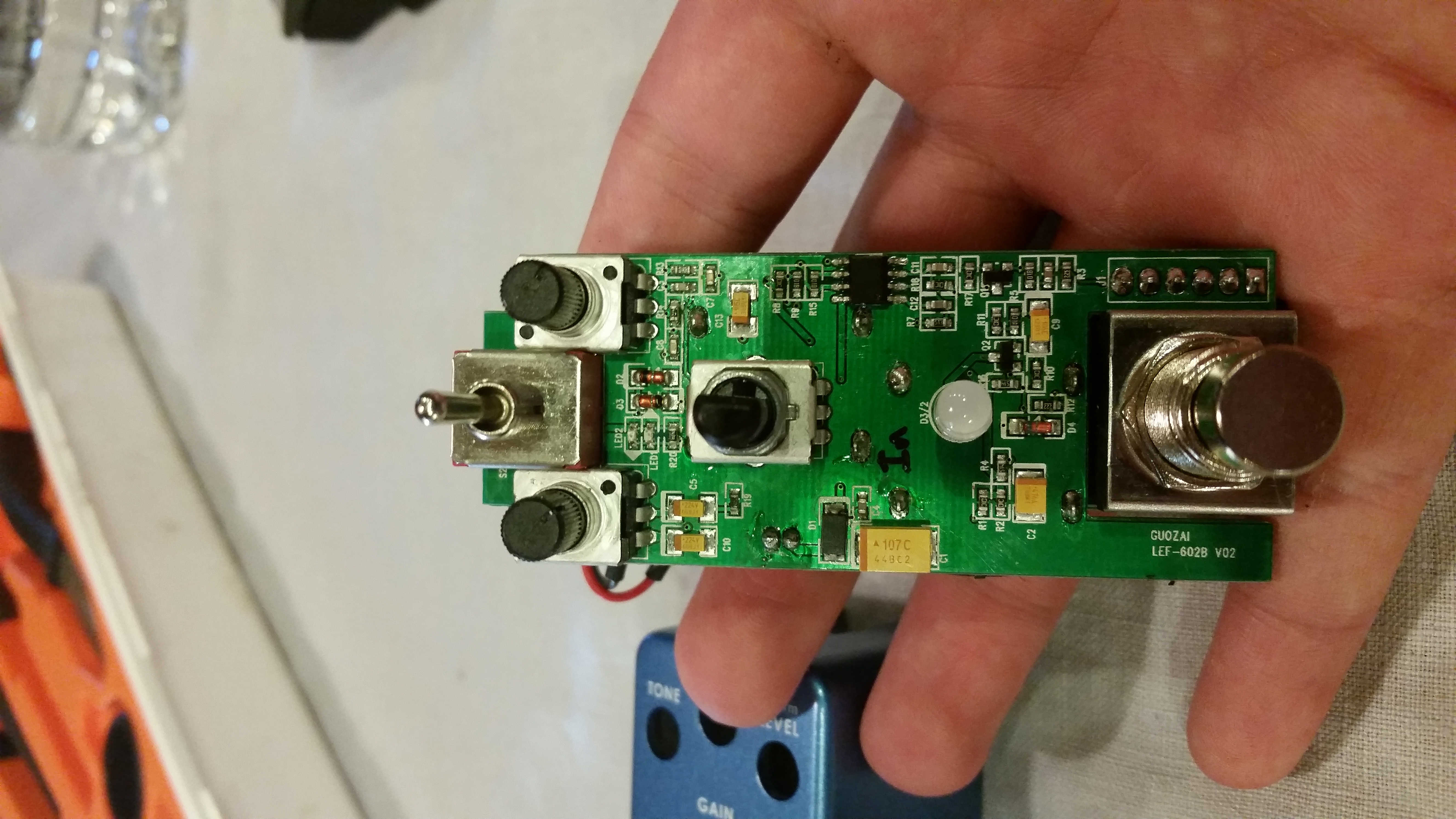 Tube Screamer, electronics, teardown