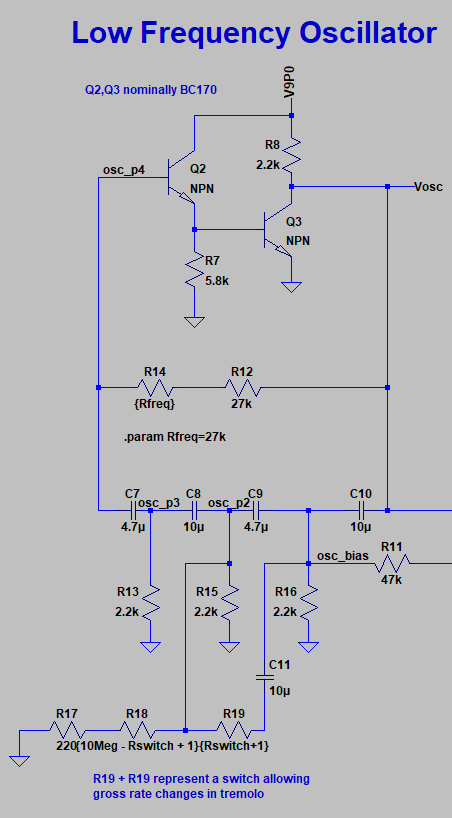 Simulating the Schaller Tremolo Pedal in LTSpice